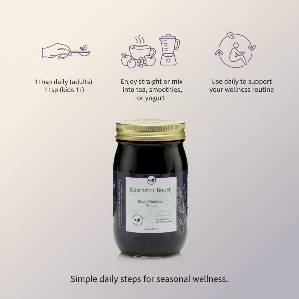 All Natural Elderberry Boost (16 oz)